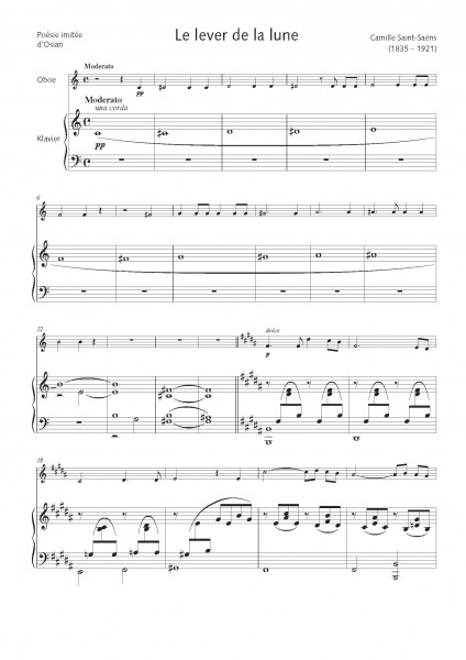 KFW-JW004 Lieder für Oboe oder Oboe d‘amore und Klavier (mit Liedertext)